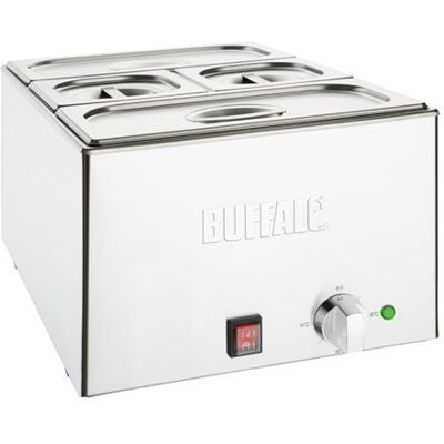 Non communiqué Bain marie Inox avec Bacs GN Buffalo Gris - Publicité Non communiqué Bain marie Inox avec Bacs GN Buffalo Gris - Publicité