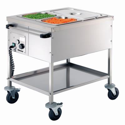 Bartscher - 2GN1/1 - profondeur 200 mm - Chariot bain-marie - Publicité Bartscher - 2GN1/1 - profondeur 200 mm - Chariot bain-marie - Publicité
