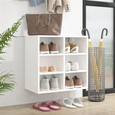 Meuble à chaussures blanc 52,5x30x50 cm - Mueble zapatero - Publicité Meuble à chaussures blanc 52,5x30x50 cm - Mueble zapatero - Publicité