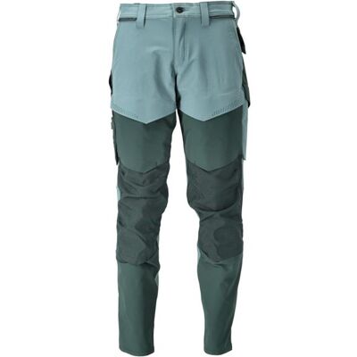 Pantalons de travail vert menthe - Ergonomiques, Imperméables, Ajustables aux genoux - Publicité Pantalons de travail vert menthe - Ergonomiques, Imperméables, Ajustables aux genoux - Publicité