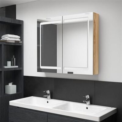 vidaXL Miroir de salle de bain LED - Fixation murale, 80x12x68cm - Publicité vidaXL Miroir de salle de bain LED - Fixation murale, 80x12x68cm - Publicité