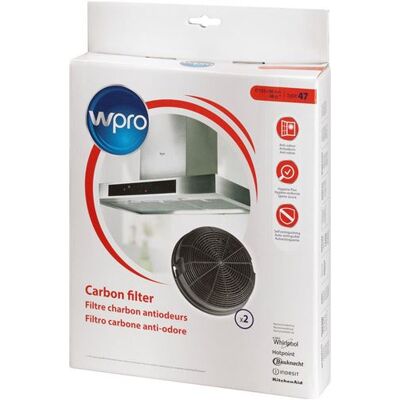 Wpro AMC023 2 Filtre Charbon pour Hotte Whirlpool AKR685 - Publicité Wpro AMC023 2 Filtre Charbon pour Hotte Whirlpool AKR685 - Publicité