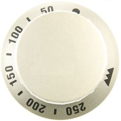 Manette thermostat métallisé pour four küppersbusch Métallisé - Publicité Manette thermostat métallisé pour four küppersbusch Métallisé - Publicité