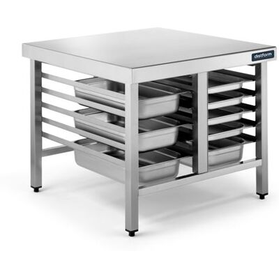 Non communiqué Table de Support pour Four avec 12 glissières GN 1/1 Longueur 850mm Distform 1 - Publicité Non communiqué Table de Support pour Four avec 12 glissières GN 1/1 Longueur 850mm Distform 1 - Publicité
