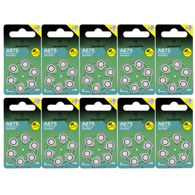 Non communiqué Lot de 60 Piles bouton Zinc Air pour appareils auditifs type A675/675 compatibles PR44 1,45V - Visiodirect - - Publicité Non communiqué Lot de 60 Piles bouton Zinc Air pour appareils auditifs type A675/675 compatibles PR44 1,45V - Visiodirect - - Publicité