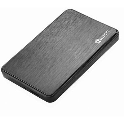Heden : Boîtier HDD 2.5 SATA avec USB 3.0 en aluminium noir BEHED25USB3 Noir - Publicité Heden : Boîtier HDD 2.5 SATA avec USB 3.0 en aluminium noir BEHED25USB3 Noir - Publicité