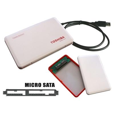 Boîtier en aluminium Kalea Informatique pour Microsata 1,8" - Publicité Boîtier en aluminium Kalea Informatique pour Microsata 1,8" - Publicité