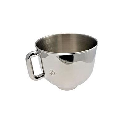 Kenwood KMX50 Bol en acier inoxydable 5L avec poignée - Accessoire de cuisine - Publicité Kenwood KMX50 Bol en acier inoxydable 5L avec poignée - Accessoire de cuisine - Publicité
