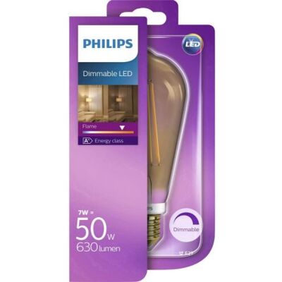 Philips - 575390 - ampoule led dimmable 7w e27 - Publicité Philips - 575390 - ampoule led dimmable 7w e27 - Publicité