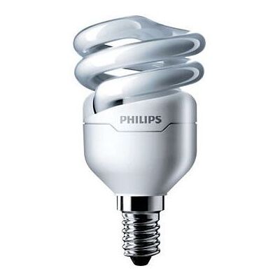 Philips Lampe fluocompacte TORNADO ESaver E14 230V 8W Incolore - Publicité Philips Lampe fluocompacte TORNADO ESaver E14 230V 8W Incolore - Publicité