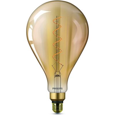 Philips LED classique géant A165 non dimmable Ampoule, E27, 5 W, Doré Doré - Publicité Philips LED classique géant A165 non dimmable Ampoule, E27, 5 W, Doré Doré - Publicité