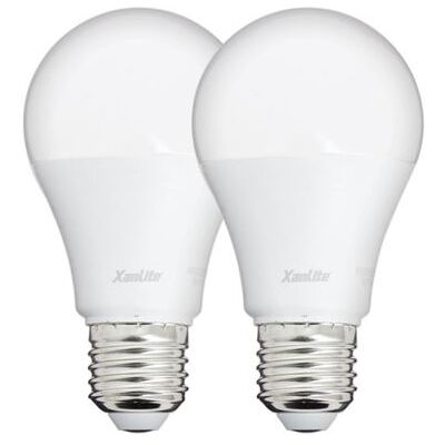Xanlite - Lot de 2 ampoules LED A60 - culot E27 - classique - PACK2EE806G Incolore - Publicité Xanlite - Lot de 2 ampoules LED A60 - culot E27 - classique - PACK2EE806G Incolore - Publicité