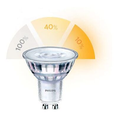Ampoule LED Flamme 3 intensités Philips Sceneswitch Claire E14 40W - Publicité Ampoule LED Flamme 3 intensités Philips Sceneswitch Claire E14 40W - Publicité
