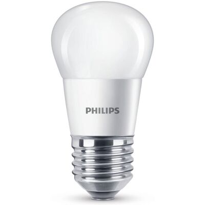 Ampoule LED sphérique Philips 4 W (25 W) E27 Blanc chaud Blanc chaud (environ 2700°K) - Publicité Ampoule LED sphérique Philips 4 W (25 W) E27 Blanc chaud Blanc chaud (environ 2700°K) - Publicité