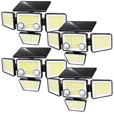 Lumisky - Lot de 4 projecteurs solaires fairview H15cm - Publicité Lumisky - Lot de 4 projecteurs solaires fairview H15cm - Publicité