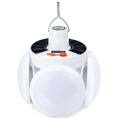 Non communiqué Lampe solaire LED 3W - Portable - Recharge USB - Blanc Blanc - Publicité Non communiqué Lampe solaire LED 3W - Portable - Recharge USB - Blanc Blanc - Publicité