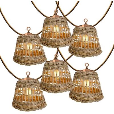 Non communiqué Guirlande solaire SAMOA HYBRID 20 ampoules 13M Beige - Publicité Non communiqué Guirlande solaire SAMOA HYBRID 20 ampoules 13M Beige - Publicité
