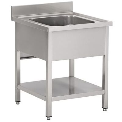 Non communiqué Plonge avec Étagère Evier au Centre - Gamme 700 - Combisteel - - Acier inoxydable600x700 700x700x850mm - Publicité Non communiqué Plonge avec Étagère Evier au Centre - Gamme 700 - Combisteel - - Acier inoxydable600x700 700x700x850mm - Publicité