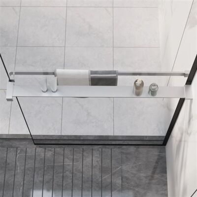 Étagère de douche en aluminium vidaXL 80cm - Organisateur pour mur de douche walk-in - Publicité Étagère de douche en aluminium vidaXL 80cm - Organisateur pour mur de douche walk-in - Publicité