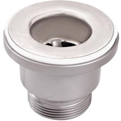 Materiel Ch Pro Crépine de vidange en inox et plastique 38 mm Blanc - Publicité Materiel Ch Pro Crépine de vidange en inox et plastique 38 mm Blanc - Publicité