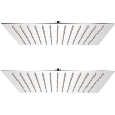 vidaXL Tête de douche effet pluie - Douche en acier inoxydable - Forme carrée - Publicité vidaXL Tête de douche effet pluie - Douche en acier inoxydable - Forme carrée - Publicité