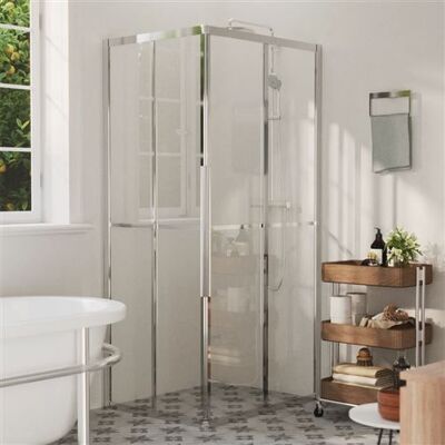 vidaXL Cabine de Douche ESG 90x70x180 cm - Cabine de Douche - Publicité vidaXL Cabine de Douche ESG 90x70x180 cm - Cabine de Douche - Publicité
