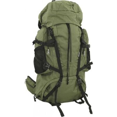 Non communiqué Sac à dos de randonnée - NC - VIDAXL - 100 L - Imperméable - Vert armée - Publicité Non communiqué Sac à dos de randonnée - NC - VIDAXL - 100 L - Imperméable - Vert armée - Publicité