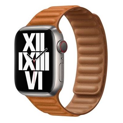 Eko - Apple Watch 42/44/45mm - Marron - Liens Magnétiques - Bracelet - Publicité Eko - Apple Watch 42/44/45mm - Marron - Liens Magnétiques - Bracelet - Publicité