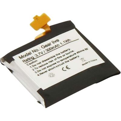 Batterie de Remplacement pour Samsung Gear Live Li-Polymer 3,7V 300mAh 1,1Wh Avizar Blanc / Noir - Publicité Batterie de Remplacement pour Samsung Gear Live Li-Polymer 3,7V 300mAh 1,1Wh Avizar Blanc / Noir - Publicité