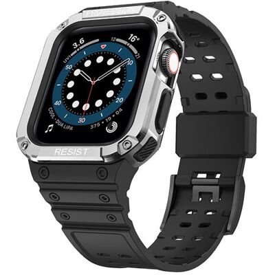 Bracelet pour Watch 42/44/45mm en TPU Intégral Ultimate Eko Noir - Publicité Bracelet pour Watch 42/44/45mm en TPU Intégral Ultimate Eko Noir - Publicité