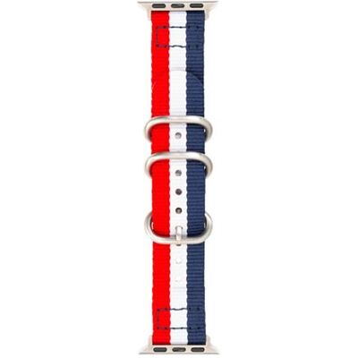 Bracelet Bigben pour Apple Watch - Multicolore / Gris - 38-41mm - Apple Watch Band - Publicité Bracelet Bigben pour Apple Watch - Multicolore / Gris - 38-41mm - Apple Watch Band - Publicité