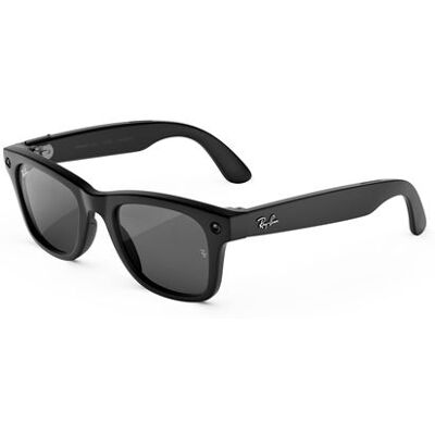 Lunettes connectées IA Meta Ray-Ban (Gen 3) Wayfarer Noir mat Verres gris - Publicité Lunettes connectées IA Meta Ray-Ban (Gen 3) Wayfarer Noir mat Verres gris - Publicité