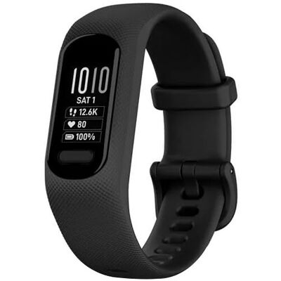 Garmin vívosmart 5 - Suivi d'activités avec bande - silicone - noir - taille du bracelet : S/M - monochrome - Bluetooth, ANT+ - 24.5 g - Publicité Garmin vívosmart 5 - Suivi d'activités avec bande - silicone - noir - taille du bracelet : S/M - monochrome - Bluetooth, ANT+ - 24.5 g - Publicité
