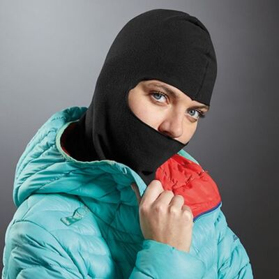 Beechfield - Cagoule en polaire - Mixte (Taille unique) (Noir) - UTBC3989 - Publicité Beechfield - Cagoule en polaire - Mixte (Taille unique) (Noir) - UTBC3989 - Publicité