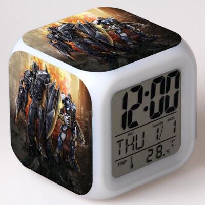 Stack Réveil enfant LED Multifonctionnel Coloré - TRANSFORMERS: THE LAST KNIGHT #4 Multicolore - Publicité Stack Réveil enfant LED Multifonctionnel Coloré - TRANSFORMERS: THE LAST KNIGHT #4 Multicolore - Publicité