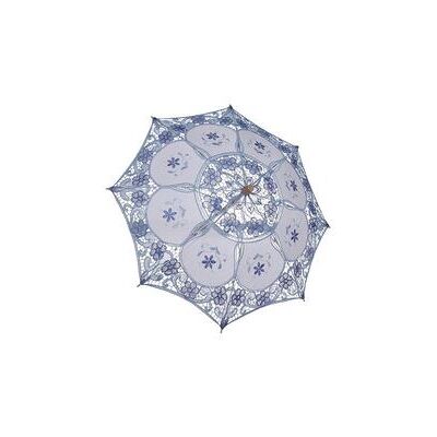 Non communiqué Mini vintage bois broderie pur coton dentelle parapluie mariage si petit pour cadeau photo accessoires enfants - bleu clair Bleu - Publicité Non communiqué Mini vintage bois broderie pur coton dentelle parapluie mariage si petit pour cadeau photo accessoires enfants - bleu clair Bleu - Publicité