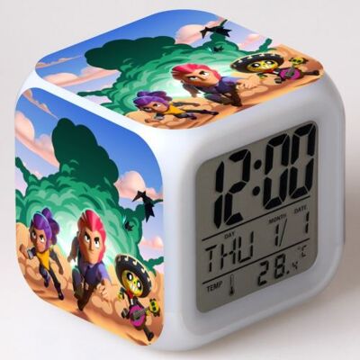 Stack Réveil enfant LED Multifonctionnel Coloré - Brawl Stars #3 Multicolore - Publicité Stack Réveil enfant LED Multifonctionnel Coloré - Brawl Stars #3 Multicolore - Publicité