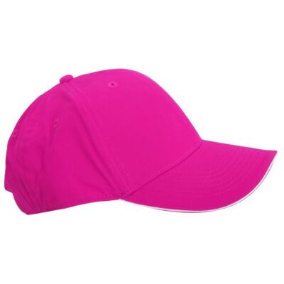 Beechfield - Casquette - Adulte unisexe (Taille unique) (Violet/Blanc) - UTBC3433 - Publicité Beechfield - Casquette - Adulte unisexe (Taille unique) (Violet/Blanc) - UTBC3433 - Publicité