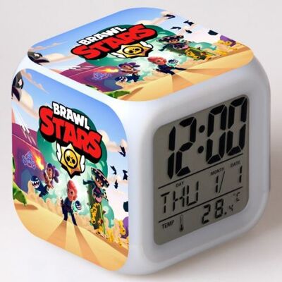 Stack Réveil enfant LED Multifonctionnel Coloré - Brawl Stars #9 Multicolore - Publicité Stack Réveil enfant LED Multifonctionnel Coloré - Brawl Stars #9 Multicolore - Publicité