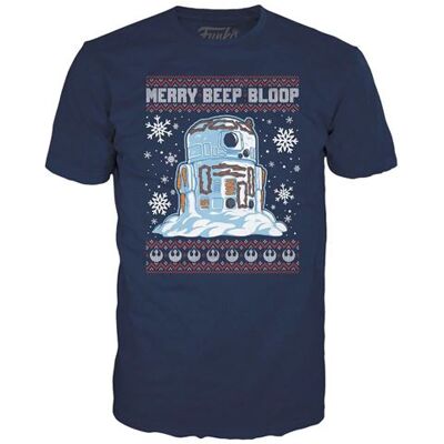 Non communiqué Boxed Tee - Star Wars - Holiday - R2d2 Snowman- L - Publicité Non communiqué Boxed Tee - Star Wars - Holiday - R2d2 Snowman- L - Publicité