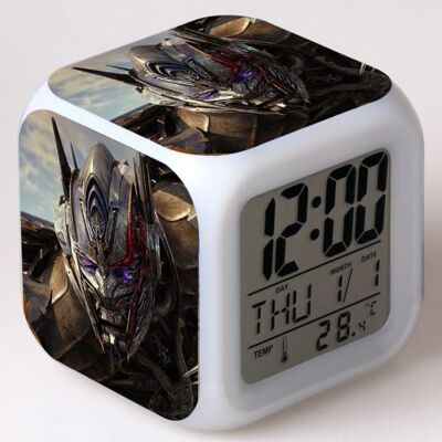 Stack Réveil enfant LED Multifonctionnel Coloré - TRANSFORMERS: THE LAST KNIGHT #3 Multicolore - Publicité Stack Réveil enfant LED Multifonctionnel Coloré - TRANSFORMERS: THE LAST KNIGHT #3 Multicolore - Publicité