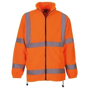 Yoko - Veste polaire haute visibilité - Homme (Lot de 2) (XL) (Orange) - UTRW6875 - Publicité