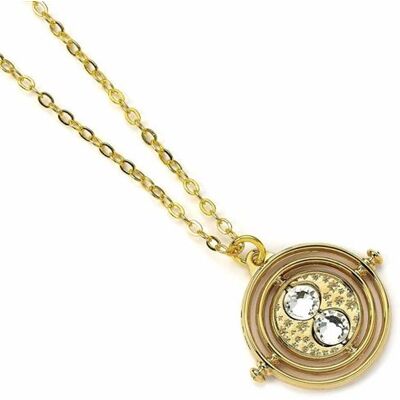 Non communiqué Harry Potter - Pendentif et collier Fixed Time Turner (plaqué or) - Publicité Non communiqué Harry Potter - Pendentif et collier Fixed Time Turner (plaqué or) - Publicité