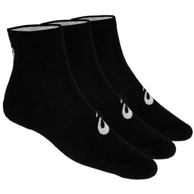 Chaussettes Asics Quarter (x3) 47-49 Noir - Publicité Chaussettes Asics Quarter (x3) 47-49 Noir - Publicité