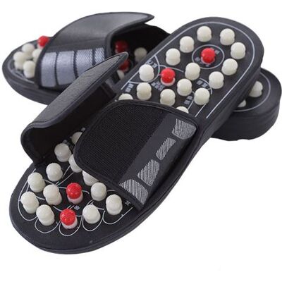 Générique 1 Paire Réflexologie Sandales Massage des Pieds Slipper Acupression Acupuncture Chaussures M Mrpj032 Noir - Publicité Générique 1 Paire Réflexologie Sandales Massage des Pieds Slipper Acupression Acupuncture Chaussures M Mrpj032 Noir - Publicité