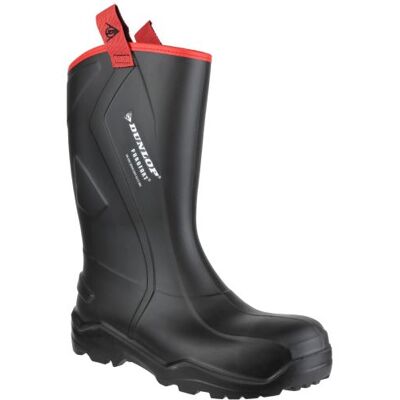 Dunlop Purofort+ Rugged - Bottes de sécurité - Homme (44 EUR) (Noir) - UTFS2436 - Publicité Dunlop Purofort+ Rugged - Bottes de sécurité - Homme (44 EUR) (Noir) - UTFS2436 - Publicité
