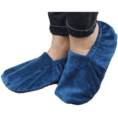 Chaussons chauffants universels taille 36 au 43 - Bleu - Vivezen Bleu - Publicité Chaussons chauffants universels taille 36 au 43 - Bleu - Vivezen Bleu - Publicité