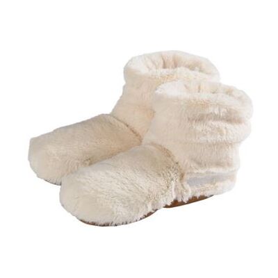Warmies chaussons chauffants dames crème taille 37-42 Crème - Publicité Warmies chaussons chauffants dames crème taille 37-42 Crème - Publicité