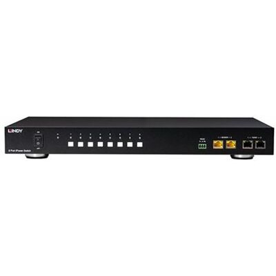 Lindy IPower Switch - Commutateur d'alimentation automatique - 110-250 CA V - Ethernet, RS-232 - connecteurs de sortie : 8 - noir - Publicité Lindy IPower Switch - Commutateur d'alimentation automatique - 110-250 CA V - Ethernet, RS-232 - connecteurs de sortie : 8 - noir - Publicité