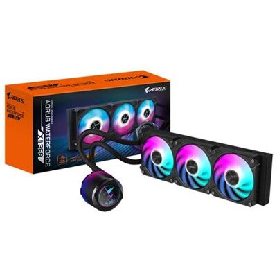 Kit Watercooling CPU Gigabyte Aorus Waterforce X II 360 noir Noir - Publicité Kit Watercooling CPU Gigabyte Aorus Waterforce X II 360 noir Noir - Publicité